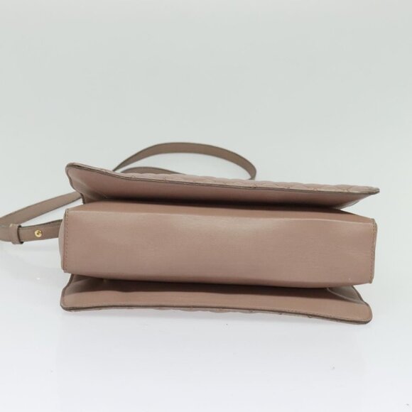 Salvatore Ferragamo Vala Shoulder Bag Leather Pink Gold Auth - Picture 6 of 16